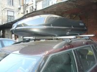 Багажник для Renault Scenic (на рейлинги), аэродинамическая дуга, арт.8810+8828 (Фото 6)