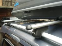 Багажник для Chevrolet Cruze (на рейлинги), аэродинамическая дуга, арт.8810+8828 (Фото 2)