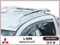 Рейлинги для Ford Ranger до -2012г. (Voyager, Турция), MAXPORT BLACK (Фото 1)