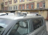 Багажник для Volkswagen Caddy Maxi (аэродинамическая дуга) (на рейлинги), аэродинамическая дуга, арт.8810+8828 (Фото 1)