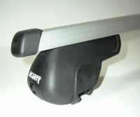 Багажник для Daewoo Matiz (с рейлингами), прямоугольная дуга, арт.8810+8726
