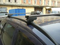 Багажник для Opel Astra H универсал с интегрированными рейлингами (прямоугольная дуга) (Фото 2)
