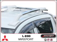 Рейлинги для Mitsubishi L200, c 2006г.- (Voyager, Турция), MAXPOPRT WHITE (Фото 1)