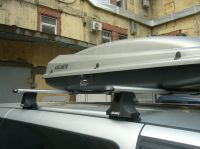 Багажник для Skoda Fabia хечбэк с 2008г - (аэродинамическая дуга) (Фото 8)
