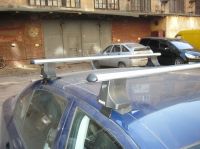 Багажник для ВАЗ Калина седан, хетчбэк (аэродинамическая дуга) (Фото 1)