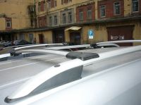 Аэродинамический багажник для Opel Astra H хечбек (на рейлинги) (Фото 6)